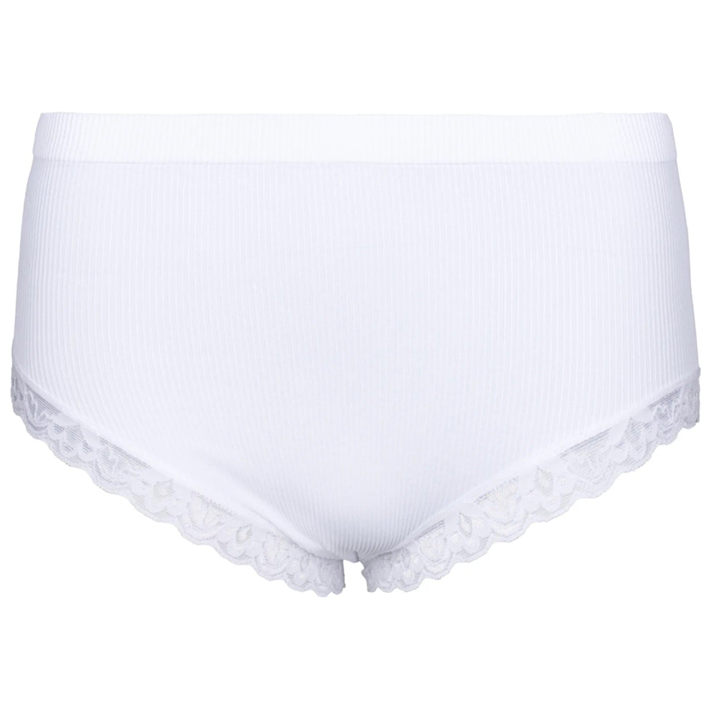 Tim & Simonsen Feline Rib Midi Panties – flere størrelser og farver Tim & Simonsen Bianco S/M