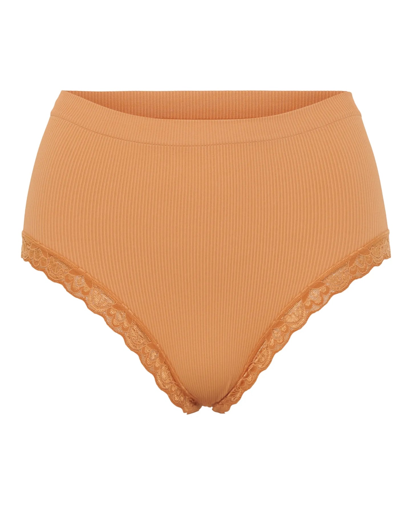 Tim & Simonsen Feline Rib Midi Panties – flere størrelser og farver Tim & Simonsen Albicocca S/M