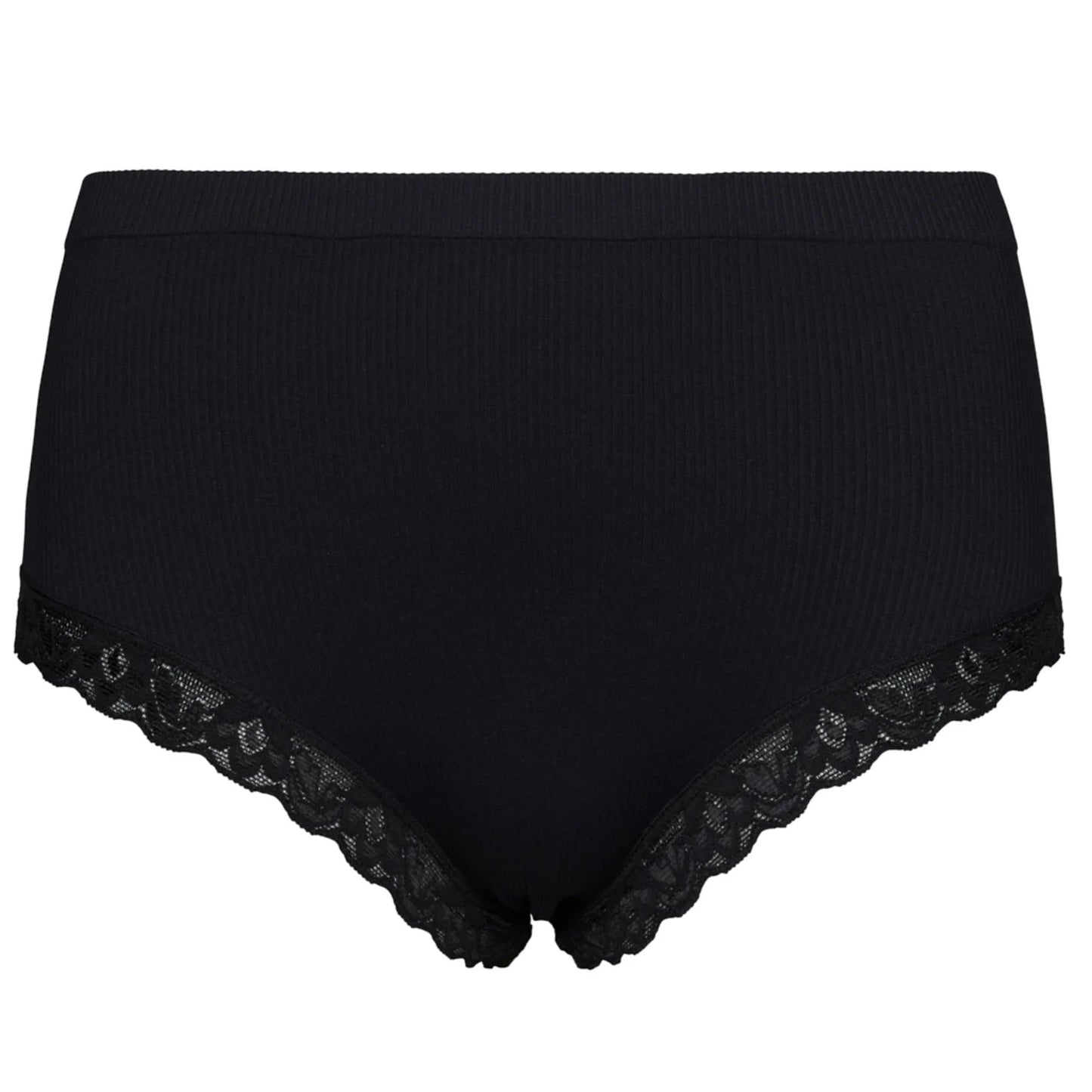 Tim & Simonsen Feline Rib Midi Panties – flere størrelser og farver Tim & Simonsen Nero S/M