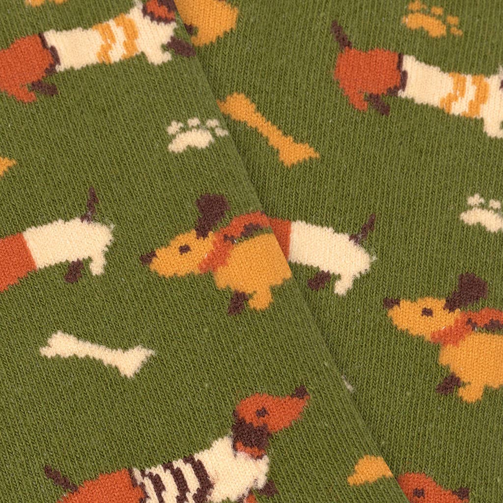 Holdbare og sjove bomuldssokker til børn med hundemotiv - KYLIE CRAZY KYLIE CRAZY