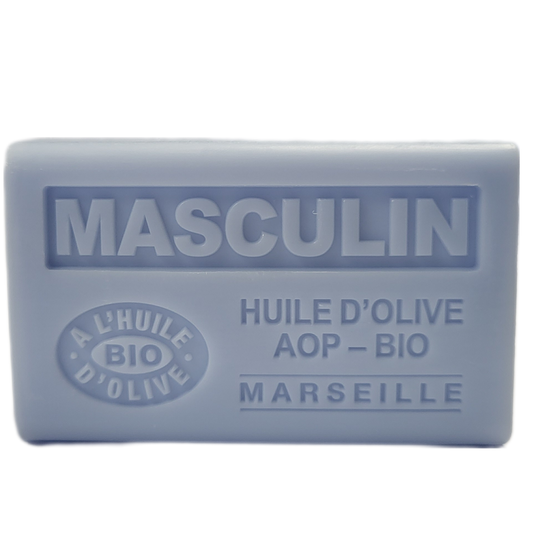 Marseille Sæbe til Mænd 125g - Økologisk Olivenolie | Label Provence Nature Marseille sæbe Savons.nl - Savon de marseille distributeur