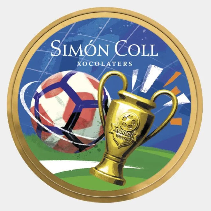 Simón Coll Chokolademedaillon – Fodbold Præmie, 20 g Simon Coll