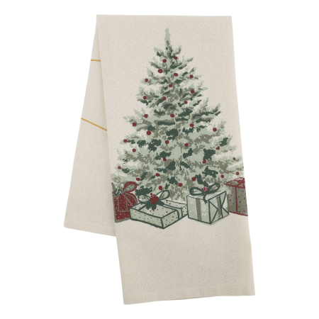 Viskestykke med juletræ og gaver – Nør – 70 x 50 cm | Aix Viskestykker Aix