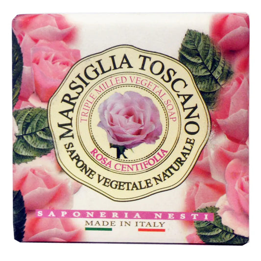 Nesti Dante Marsiglia Toscano Rosa Centifolia Sæbe 200g Italiensk fast sæbe Nesti dante