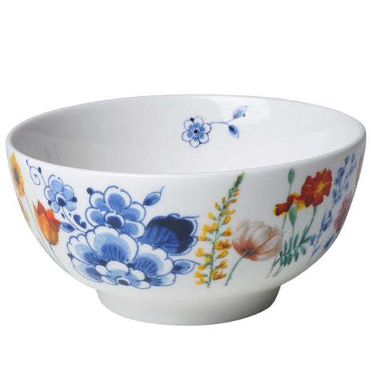 Skål med Vildblomster – Heinen Delfts Blauw, 10 cm Heinen Delfts Blauw