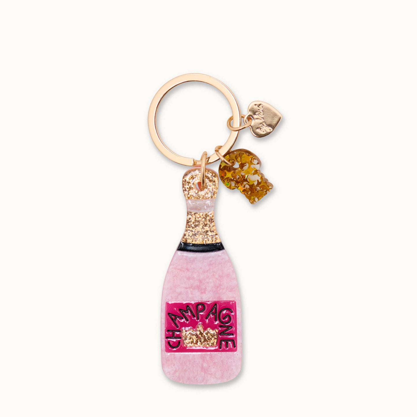 Nøglering Champagne Pink