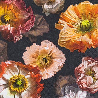 Frokostservietter Papaver med valmuer – 33 × 33 cm | Home Fashion Frokostservietter Home Fashion - Carl Dietrich GmbH