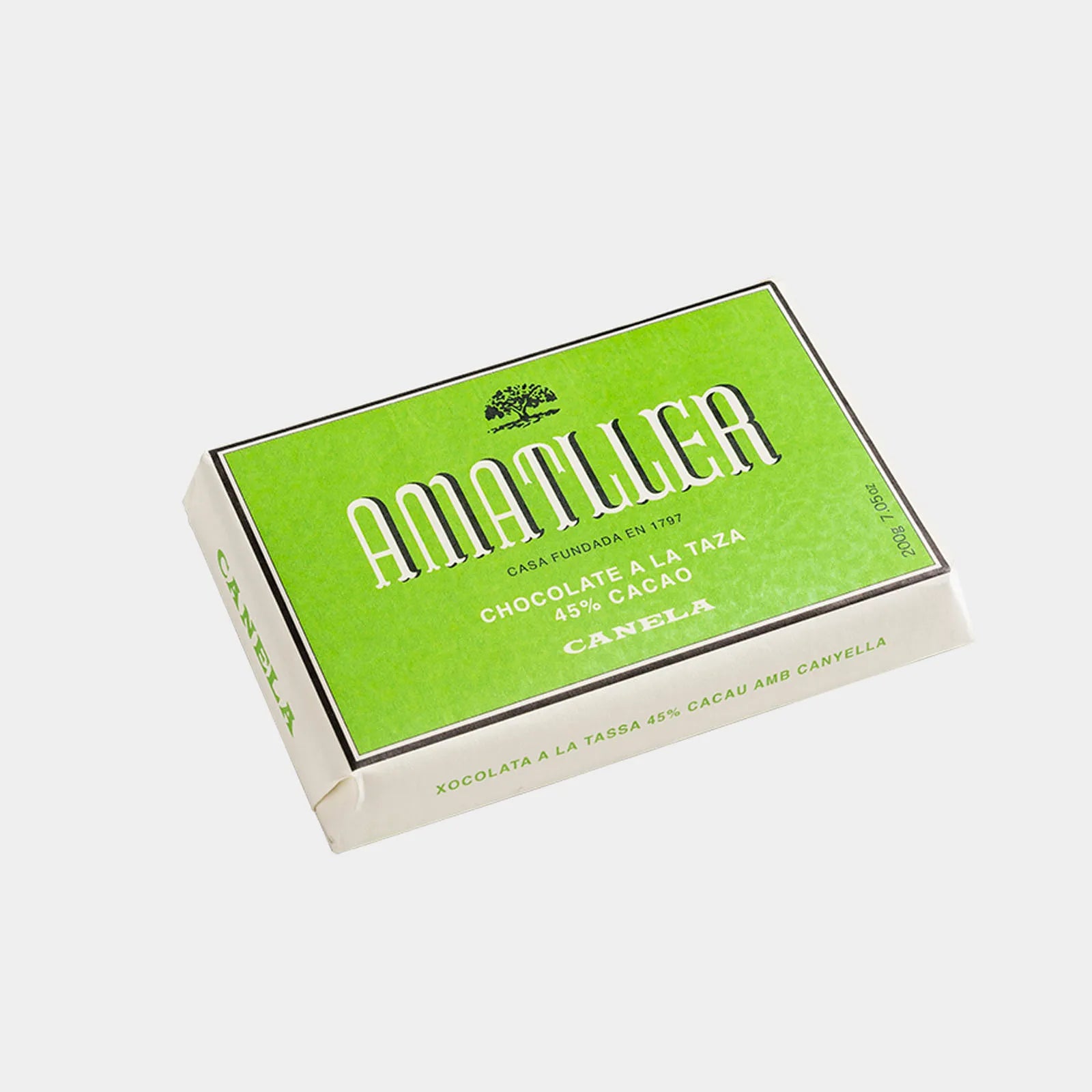 Varm Chokolade 45% med Kanel - Amatller 200g Chokolade Amatller