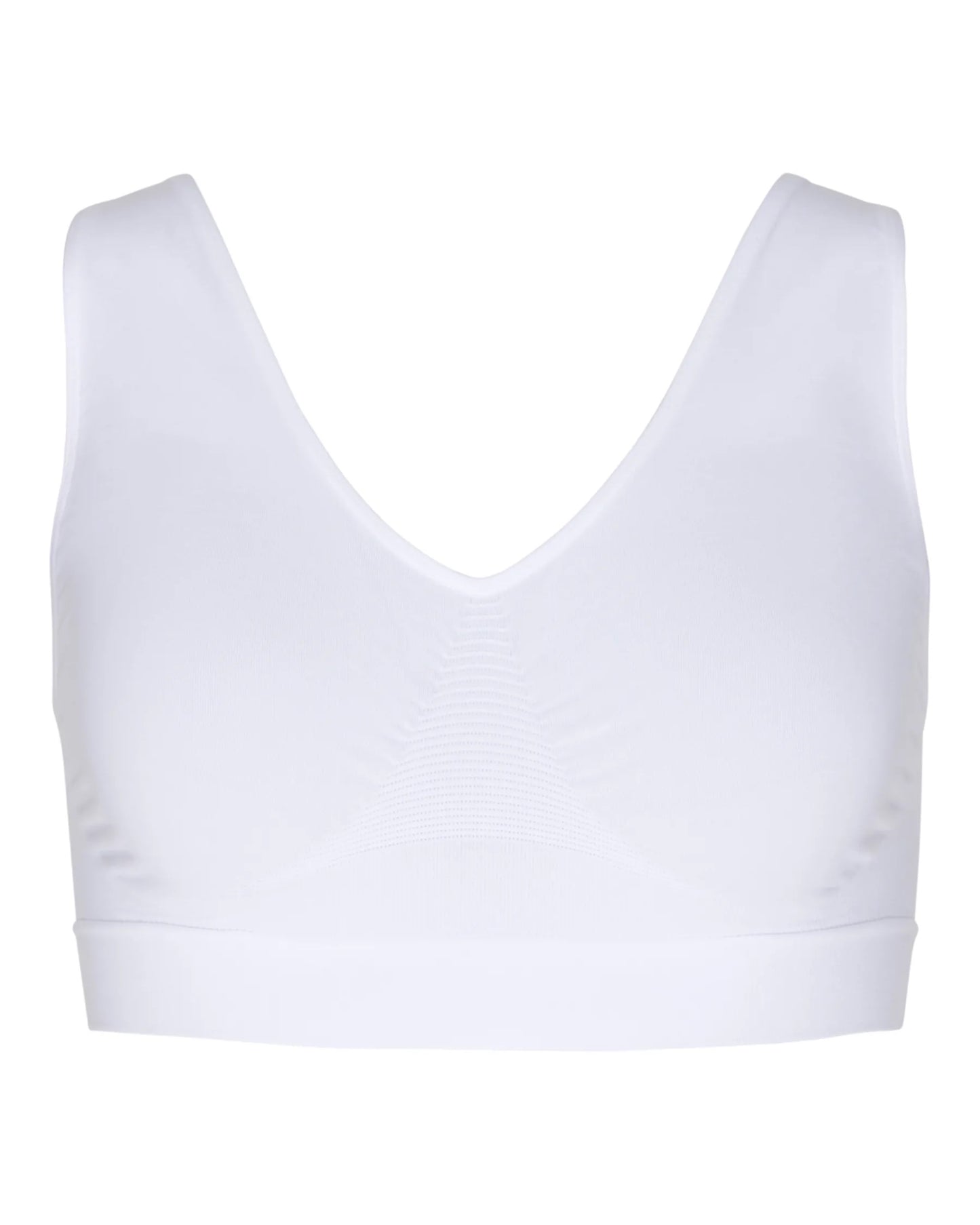 Asta Bralette – Blød & Behagelig BH-top med Brede Stropper Tim & Simonsen Hvid S/M