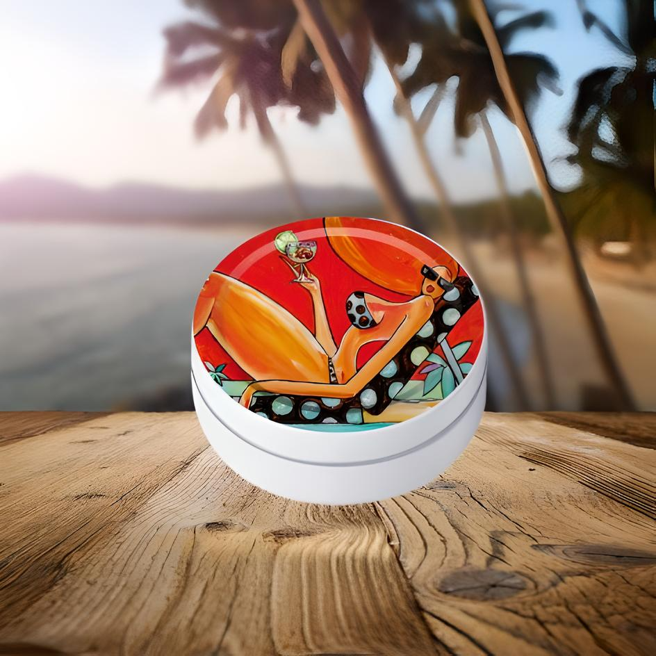 Hindbærpastiller 45g - François Groslière Design i Metalæske Bonbon-France