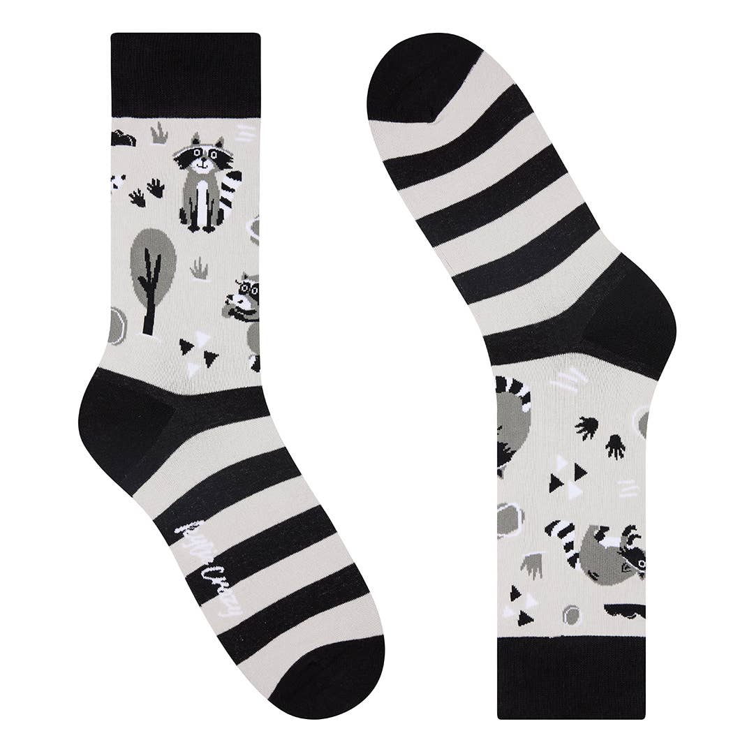 Legende bomuldssokker uden sømme unisex RACCOON Sokker KYLIE CRAZY
