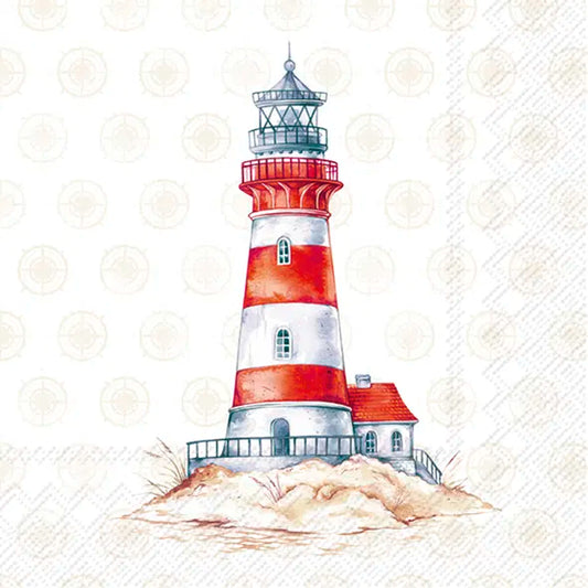 Frokost serviet Lighthouse Cream