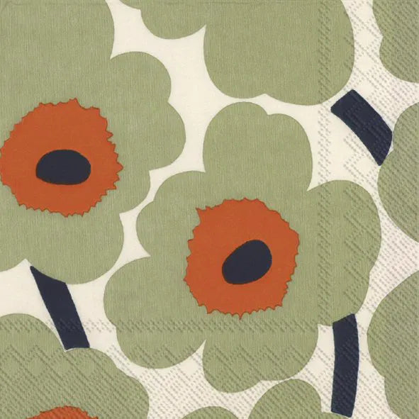 Kaffe serviet Marimekko Unikko orange