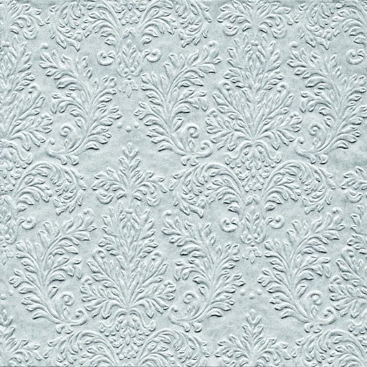 Middagsserviet Cameo Uni Sølv – 40x40 cm – 16 stk. Middagsservietter Vinding
