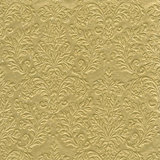 Middagsserviet Cameo Uni Guld – 40x40 cm – 16 stk. Middagsservietter Vinding