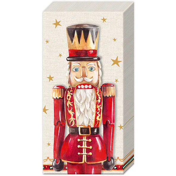Lommetørklæde Nutcracker jule serviet IHR