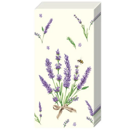 Lommetørklæde Bouquet Of Lavender Cream - Emma Bridgewater Emma Bridgewater