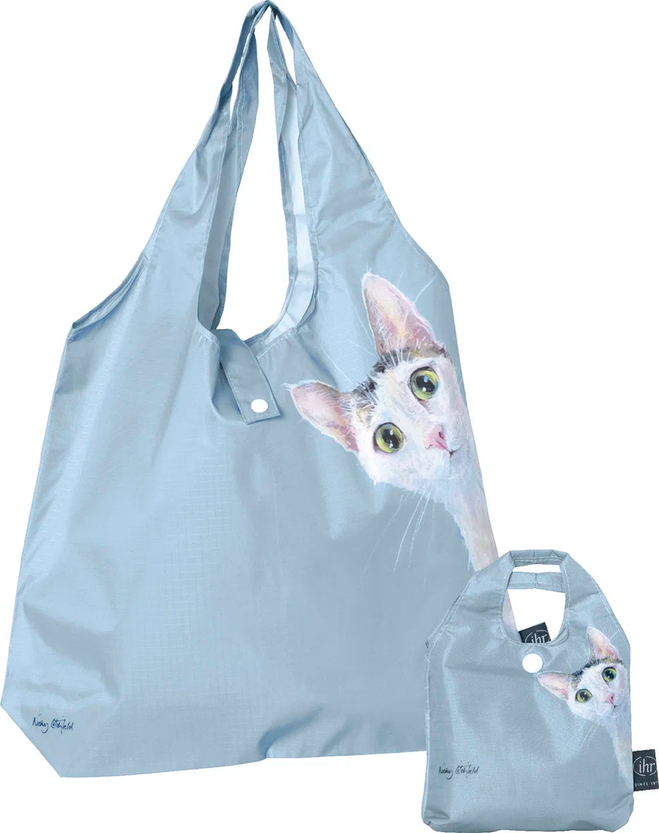 Shopper med kat – Cat Stella Light Blue