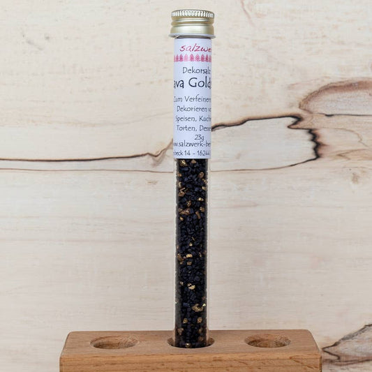 Lava-Guldsalt i Reagensglas – 23 g | Salzwerk Berlin Salzwerk Berlin