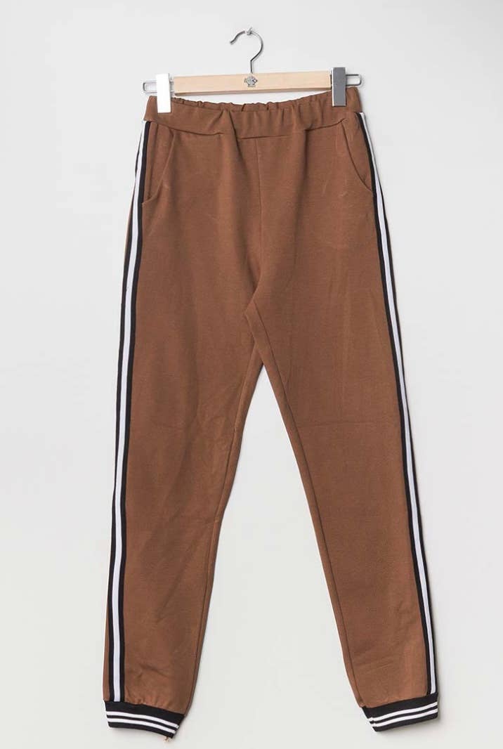 Bukser Jogging med Striber - Elastik i Taljen | LÉA & LUC LÉA & LUC