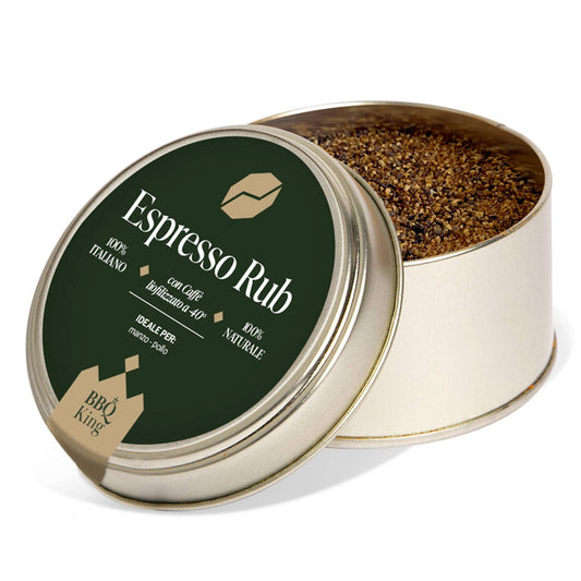 BBQ King Espresso Rub 70g - Umami Krydderi med Kaffe og Sort Hvidløg BBQ King