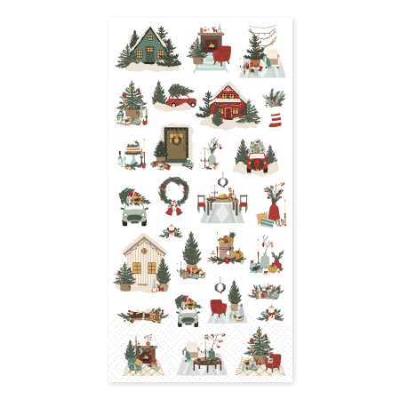 Servietter med julemotiver – 40 x 40 cm – 16 stk.