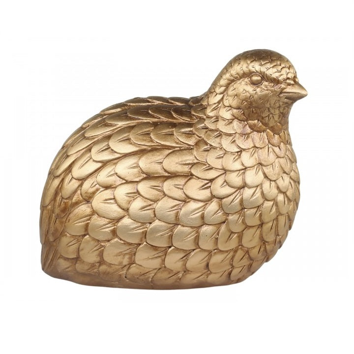 Dekorationsfugl i messing look - Chic Antique Chic Antique