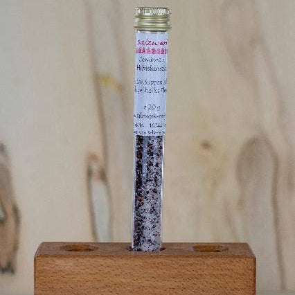 Hibiscus Salt i Reagensglas – 20 g | Salzwerk Berlin Salzwerk Berlin