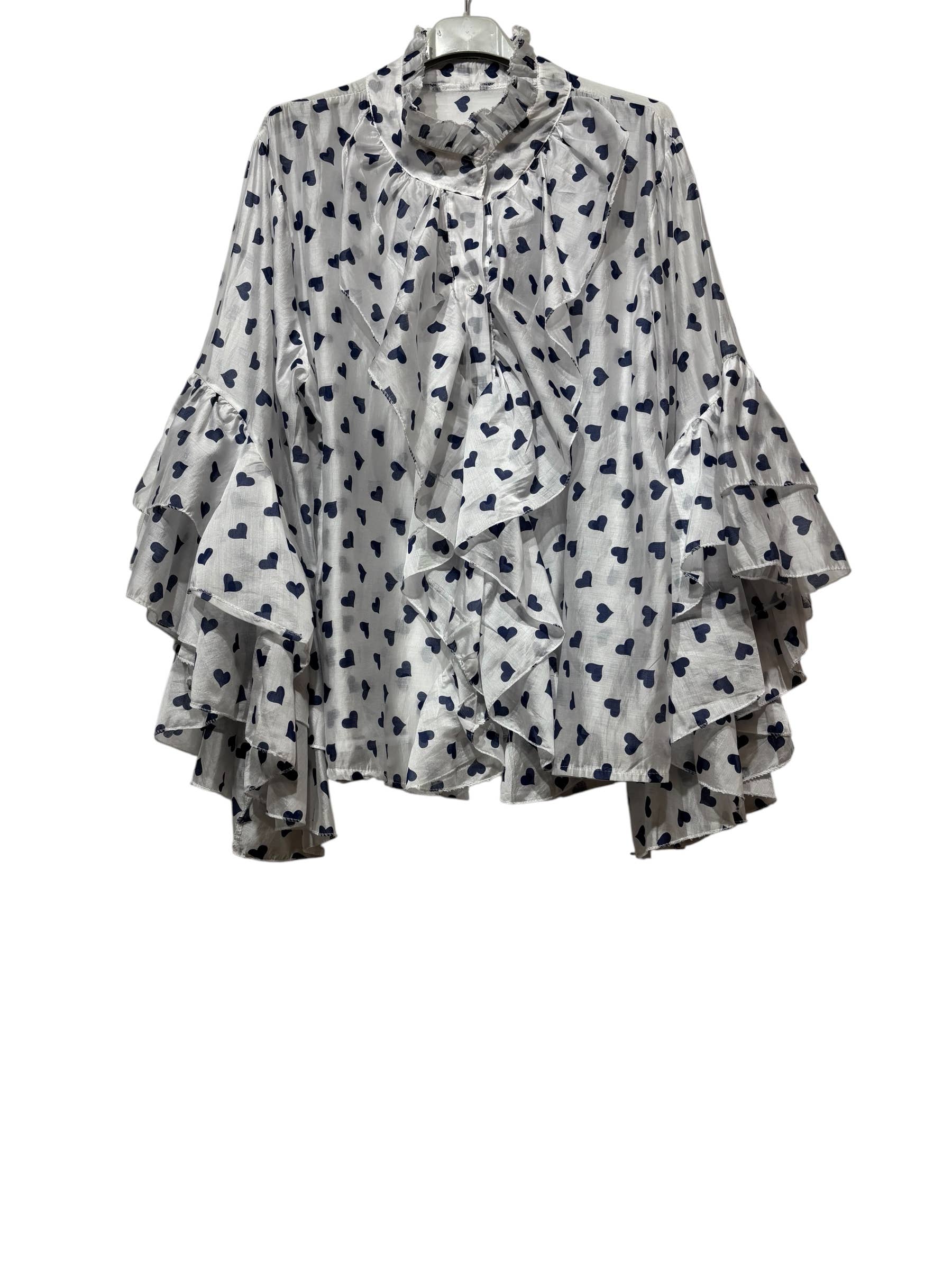 Flæsebluse Tencel fås i flere farver– LINEN & COTTON HOUSE Bluser LINEN & COTTON HOUSE