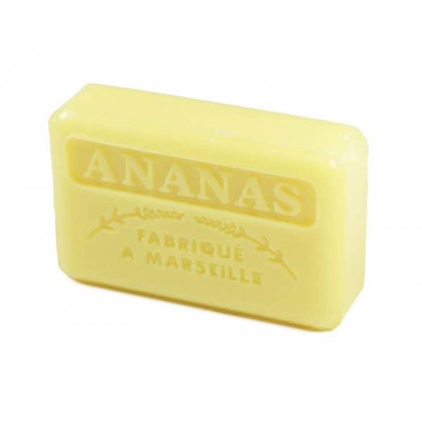Marseille Sæbe Ananas 125g - Håndlavet med Sheasmør Marseille sæbe Savons.nl - Savon de marseille distributeur