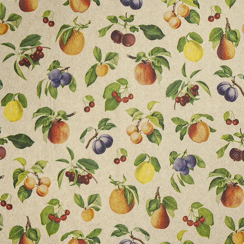 Cocktailservietter med frugtmotiv – 20 stk. – 25 × 25 cm | Home Fashion Cocktail servietter Home Fashion - Carl Dietrich GmbH