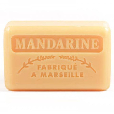 Marseille Sæbe Mandarin 125g - Håndlavet med Sheasmør Marseille sæbe Savons.nl - Savon de marseille distributeur