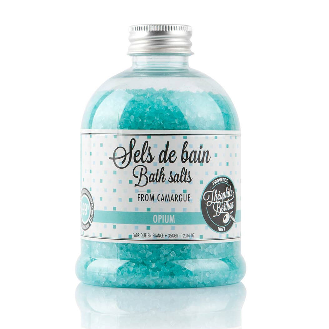 Camargue Badesalt med Opiumduft – Naturligt Havsalt fra Provence | 350 g Theophile Berthon