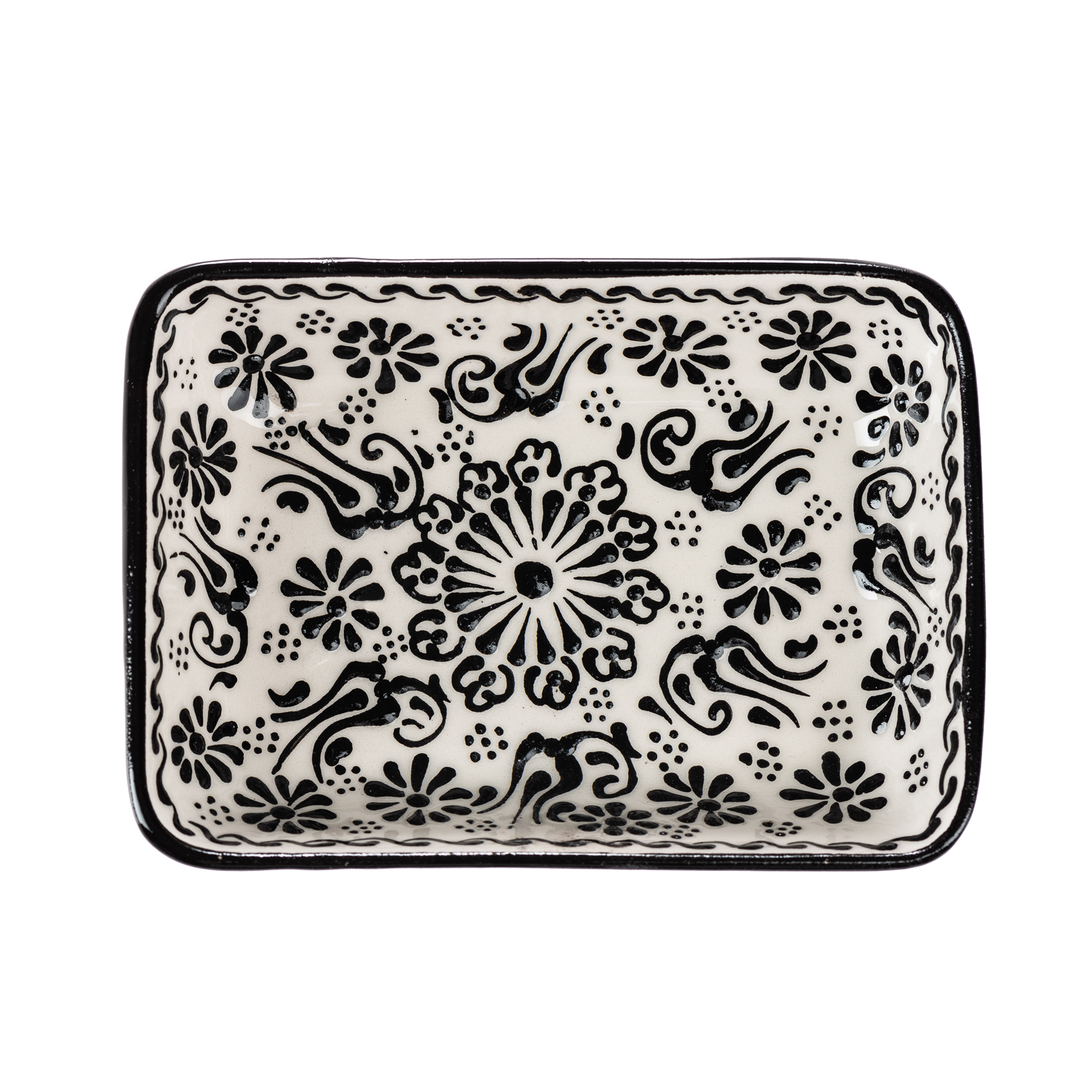 Håndlavet Keramisk Sæbeskåle med Dræn - Farverig Håndmalet Sæbeholder sæbeskål Ottoman