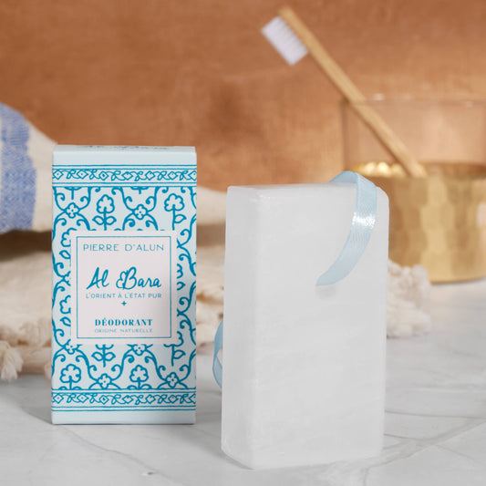 Alun Sten Deodorant Naturlig - 125g Al Bara Savon d'Alep