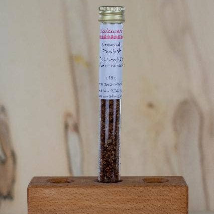Røget Salt Stærk i Reagensglas – 20 g | Salzwerk Berlin Salzwerk Berlin