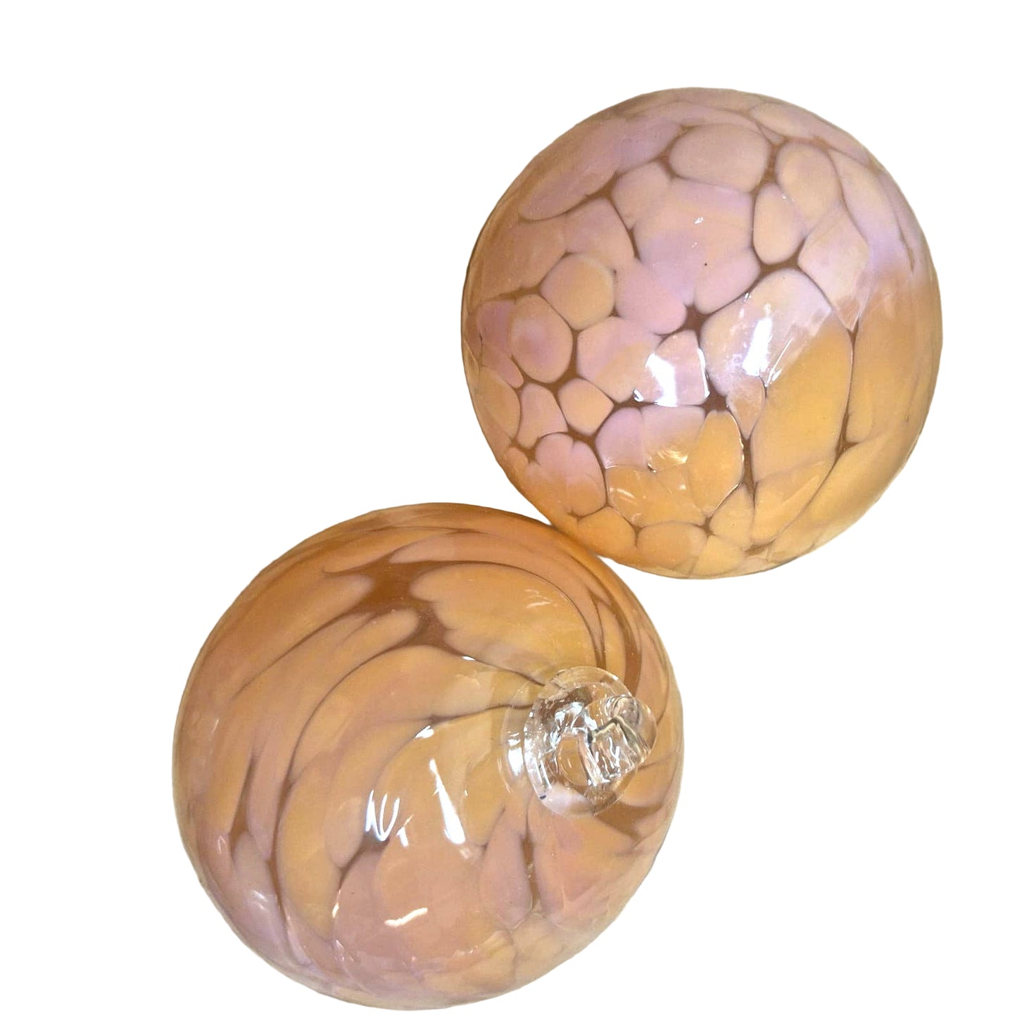 Anna Von Lipa Julekugle i Glas - Confetti Anna Von Lipa Rosa-Fersken