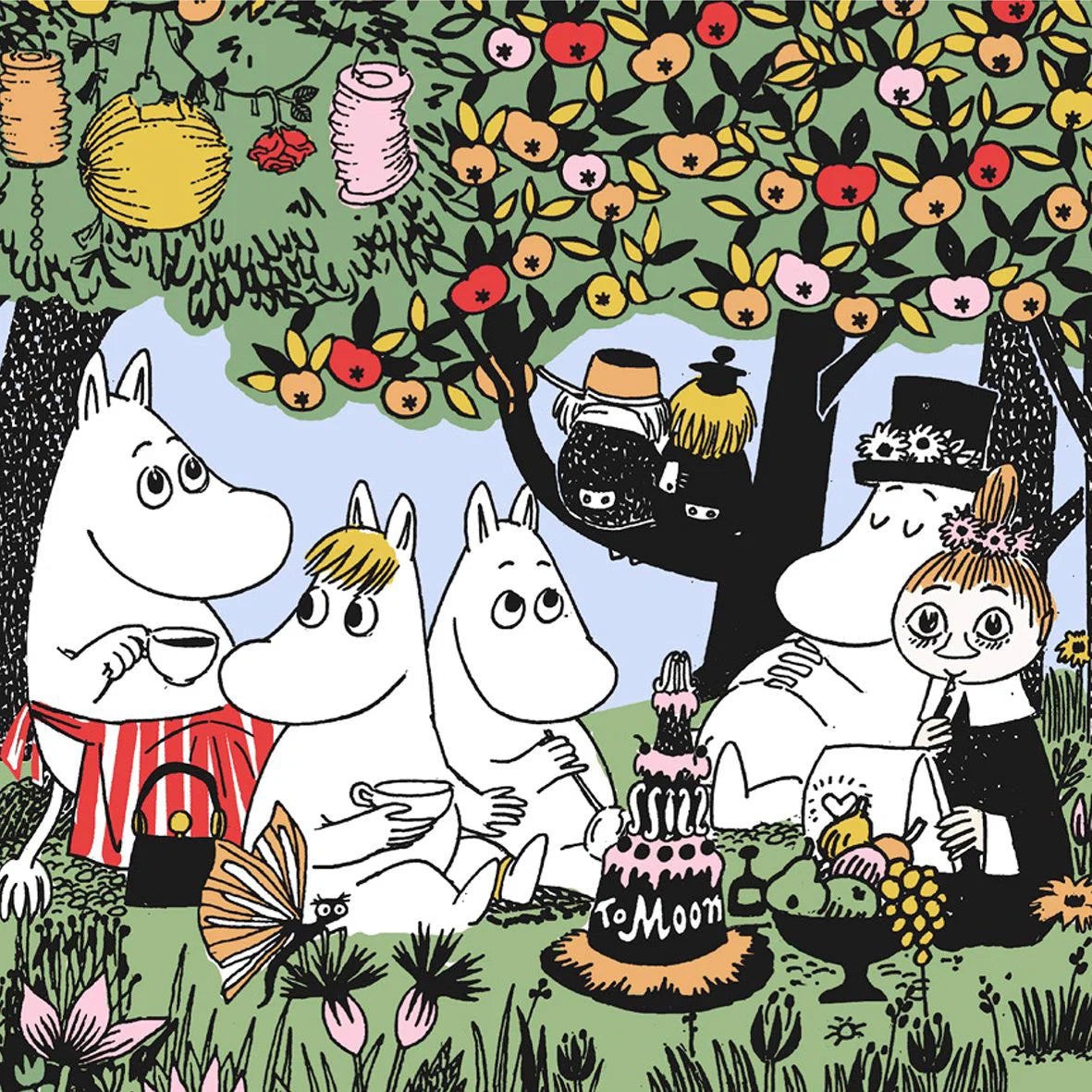 Servietter Mumitrolde Party Frokost 33x33 cm Frokost servietter Moomin