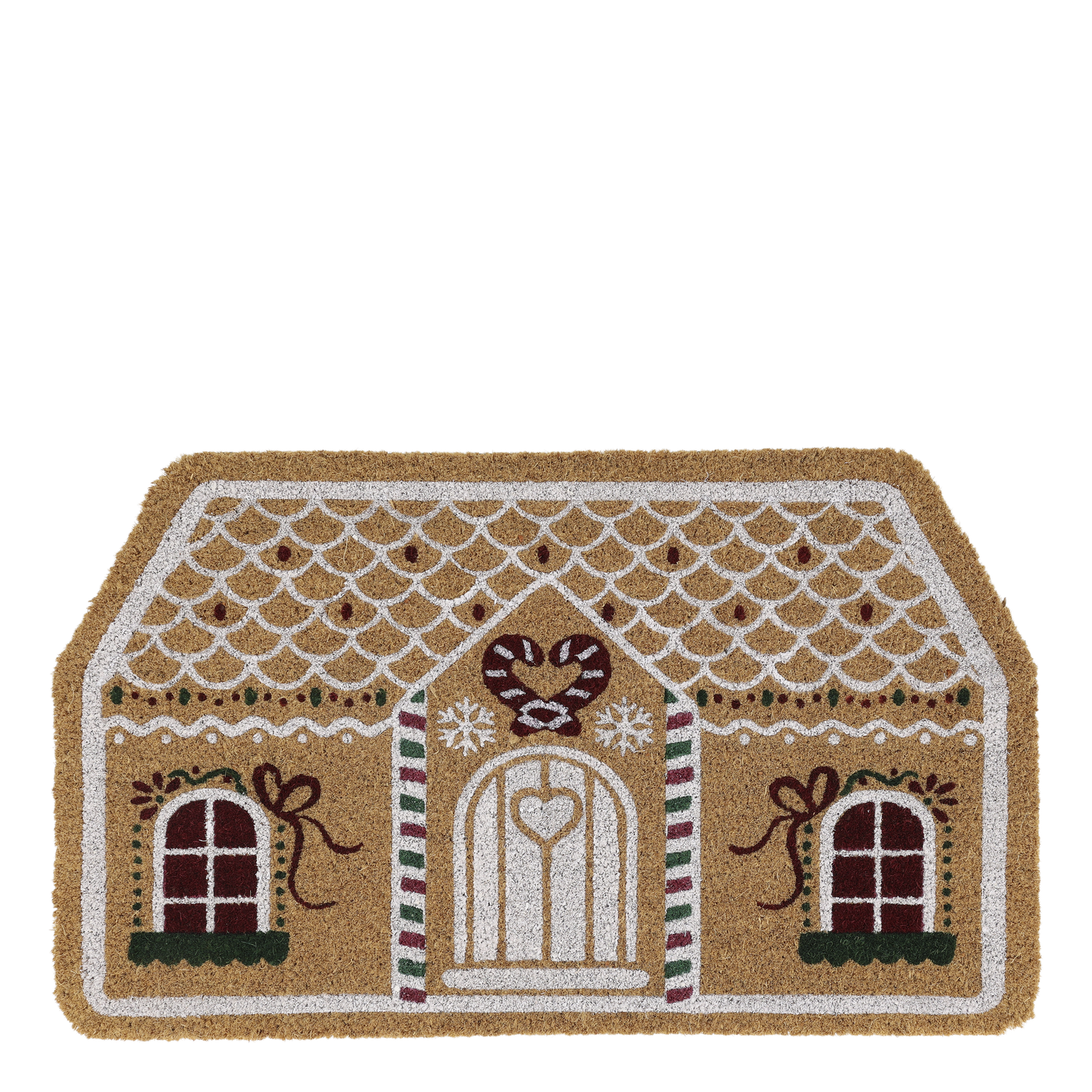 Dørmåtte Julehus – Natur – 75x45 cm | Chic Antique Dørmåtter Chic Antique