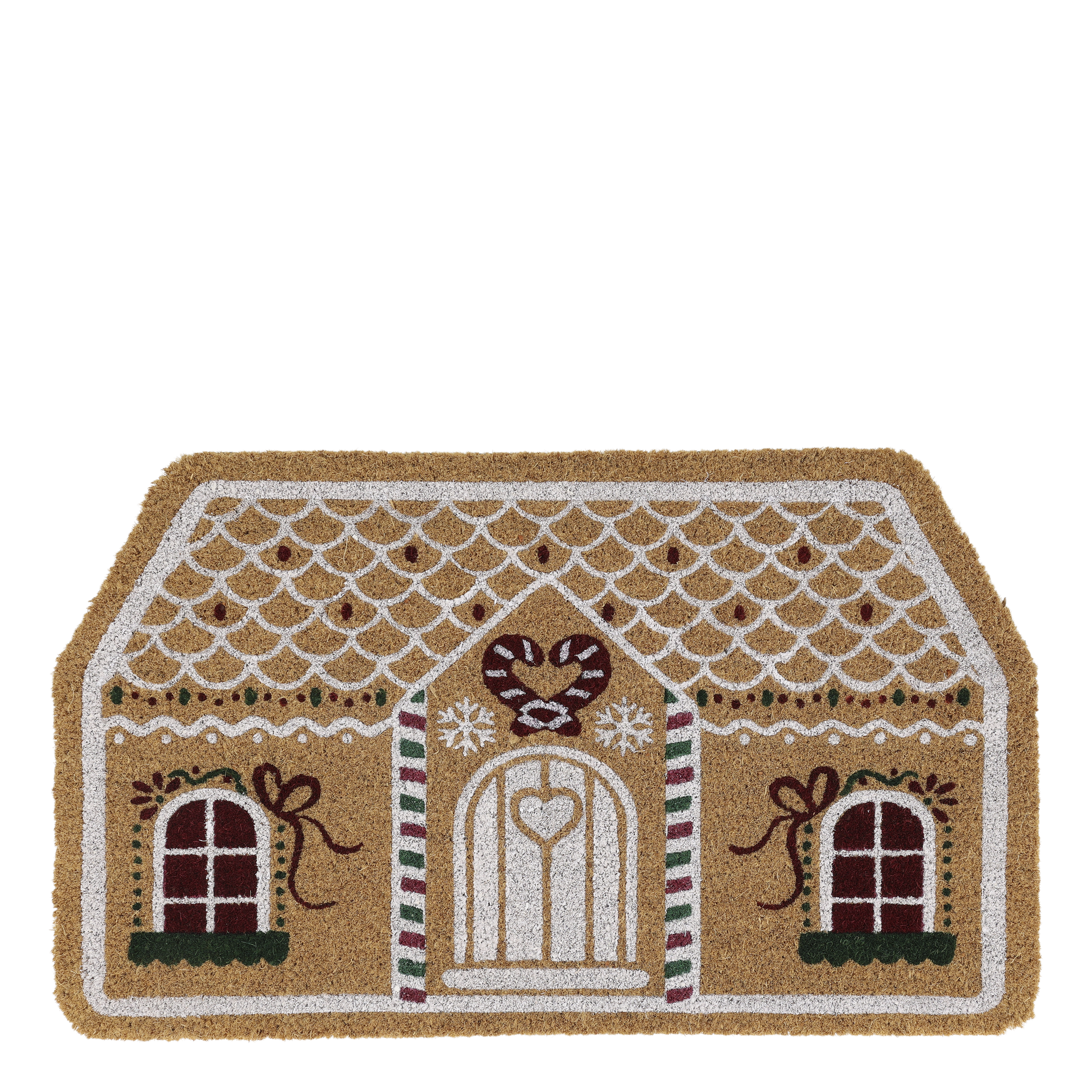 Dørmåtte Julehus – Natur – 75x45 cm | Chic Antique Dørmåtter Chic Antique