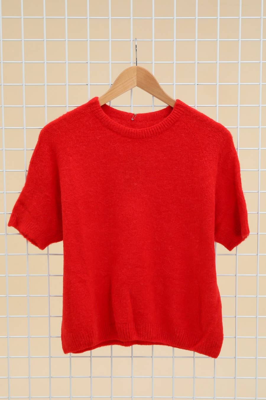 Strik med 3/4 Ærme 30% Alpaka Uld - Flere Farver | LÉA & LUC LÉA & LUC rød