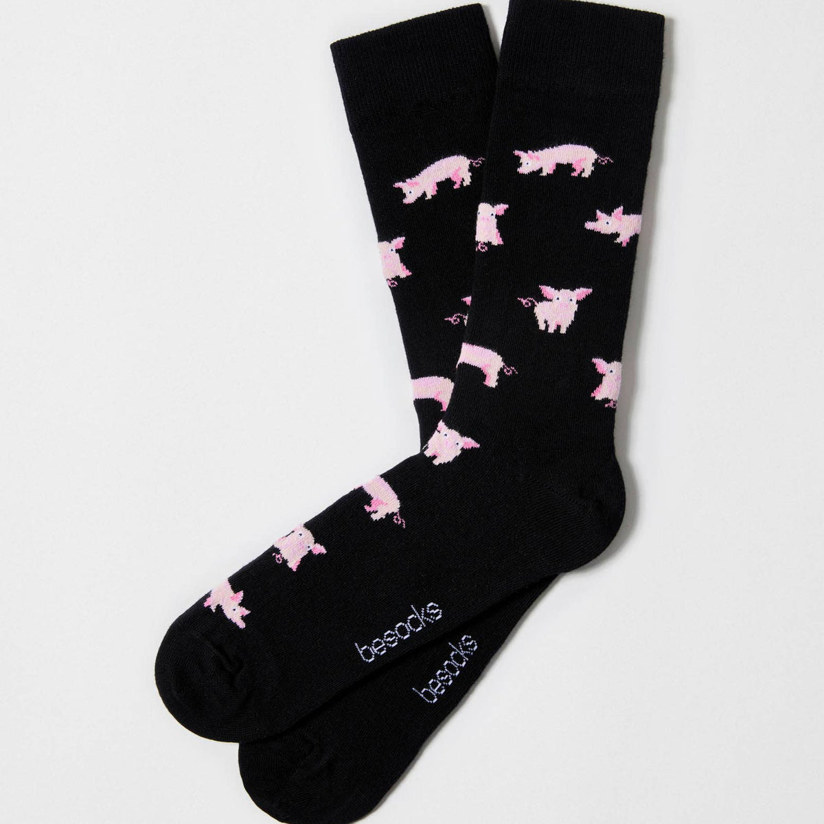 Sokker – Grise – Sort | BESOCKS Sokker BESOCKS