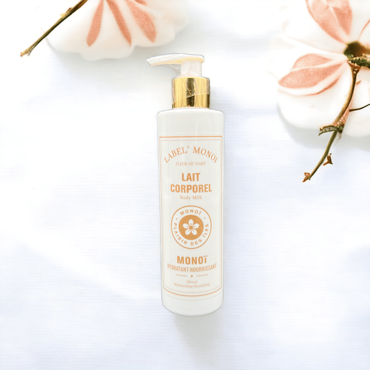 Bodylotion med monoï og økologisk æselmælk – 250 ml Kropspleje Label Monoï