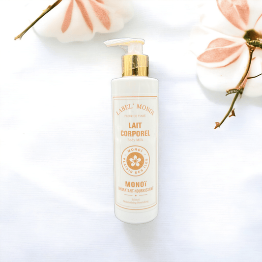 Bodylotion med monoï og økologisk æselmælk – 250 ml Kropspleje Label Monoï