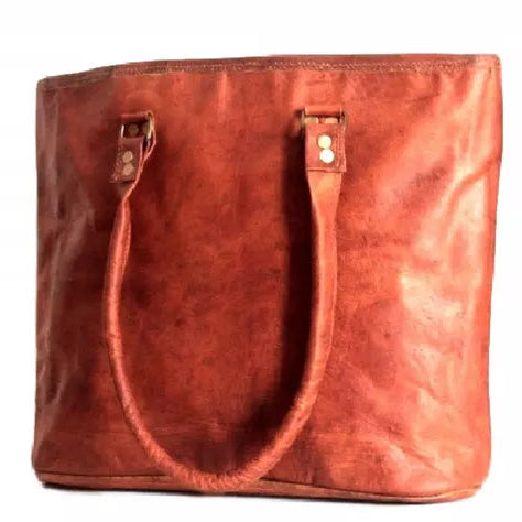 Håndlavet Shopper DJOBA SAORA i Læder Saora