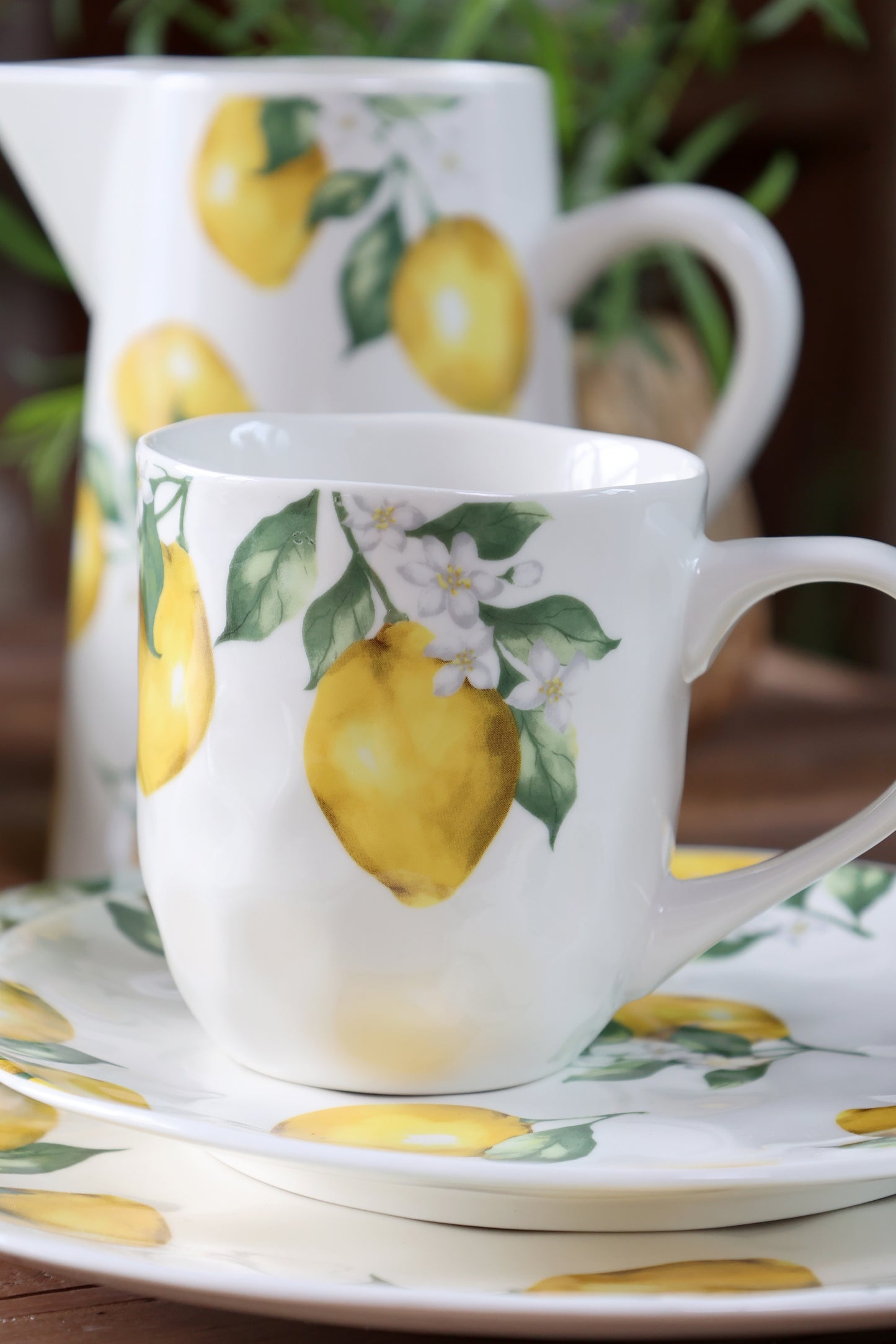 Porcelænskrus – Maison Citron | Creme | Chic Antique
