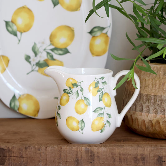 Porcelænskande – Maison Citron | Creme | Lille | Chic Antique Chic Antique