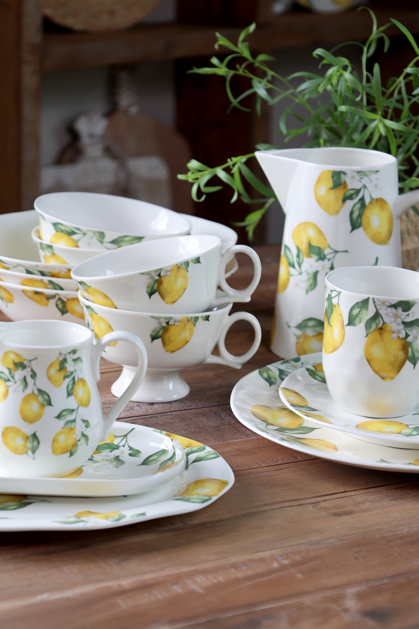 Porcelænskande – Maison Citron | Creme | Lille | Chic Antique