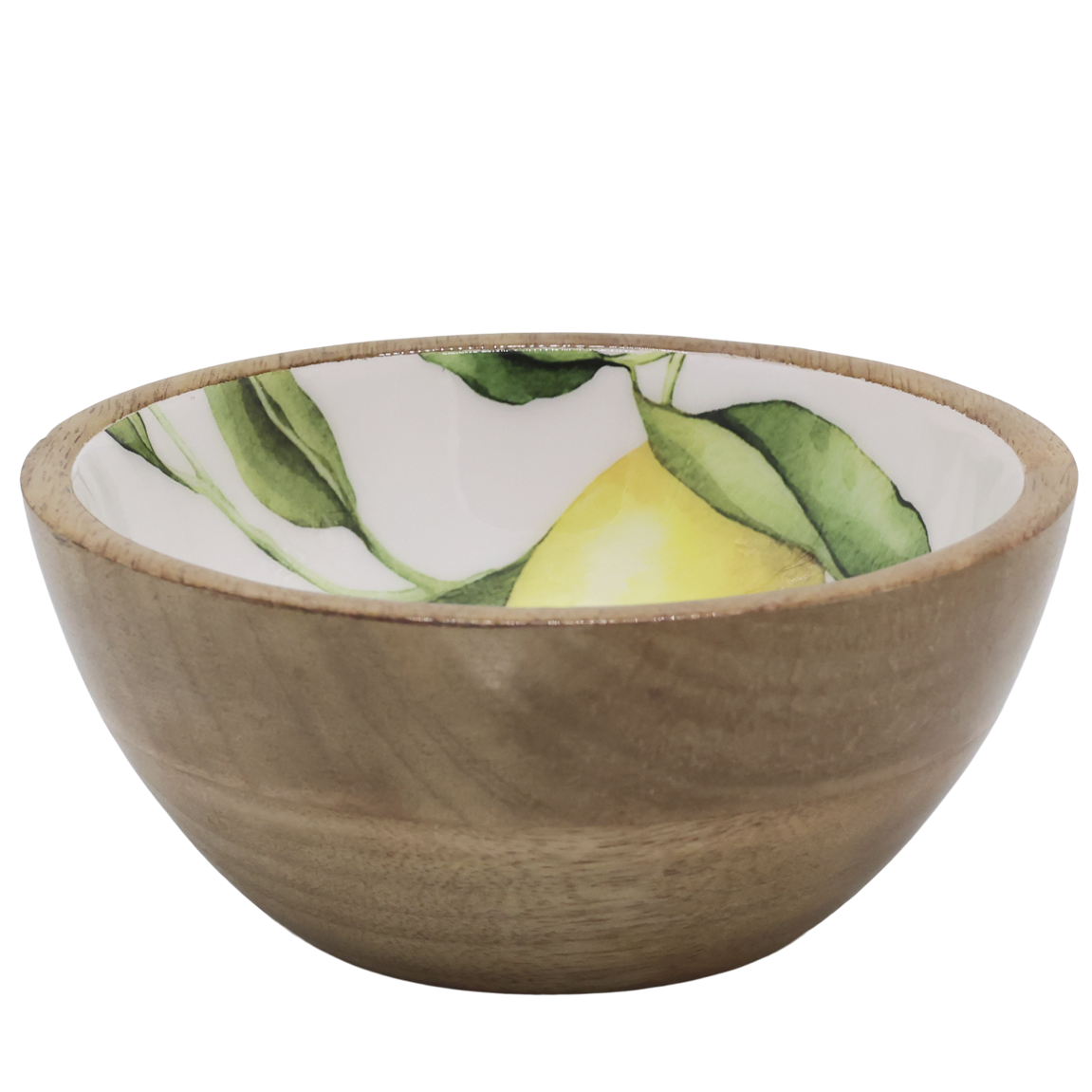 Skål m. Citroner – Mangotræ – Ø15 cm | Chic Antique Skåle Chic Antique