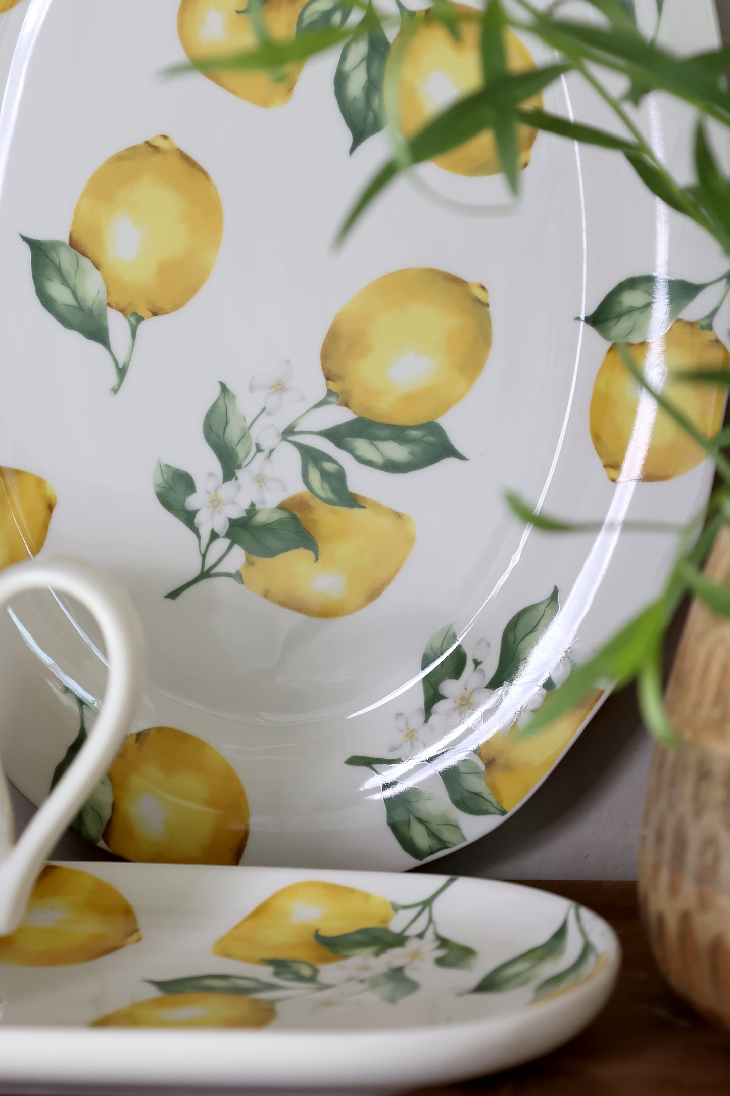 Porcelænsfad – Maison Citron | Creme | Chic Antique